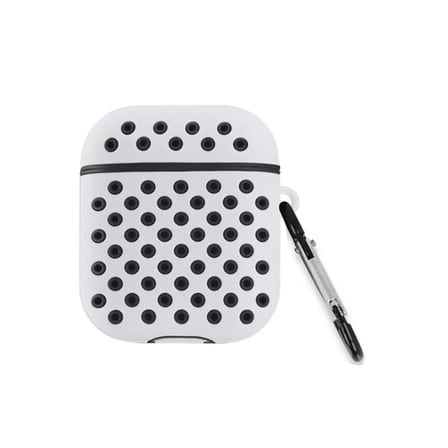 Newface Apple Airpods 3 (3.nesil) Spor Delikli Kılıf - Gri-Siyah