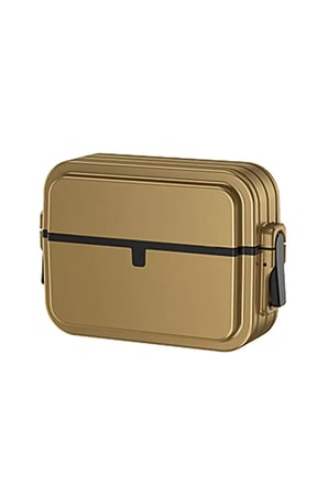 Newface Apple Airpods Pro 2 (2.nesil) 404 Kilitli Kılıf - Gold