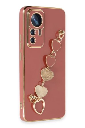 Newface Xiaomi Mi 12T Pro Kılıf Esila Silikon - Kırmızı