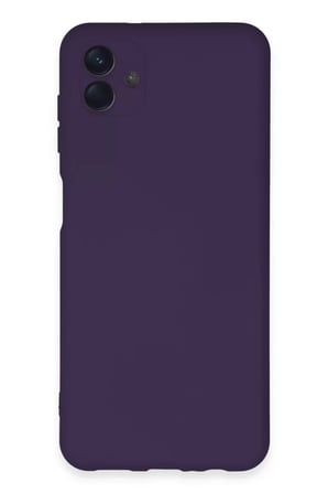 Newface Samsung Galaxy A04E Kılıf Nano içi Kadife Silikon - Mor