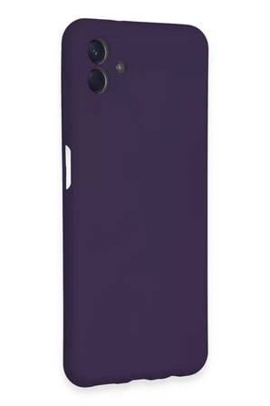 Newface Samsung Galaxy A04E Kılıf Nano içi Kadife Silikon - Mor
