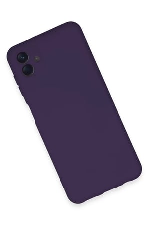 Newface Samsung Galaxy A04E Kılıf Nano içi Kadife Silikon - Mor