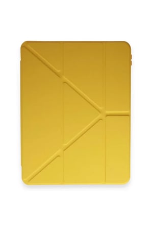 Newface Apple iPad Pro 11 (2018) Kılıf Kalemlikli Mars Tablet Kılıfı - Açık Sarı