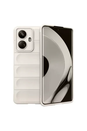 Newface Realme 10 Pro 5G Kılıf Optimum Silikon - Krem