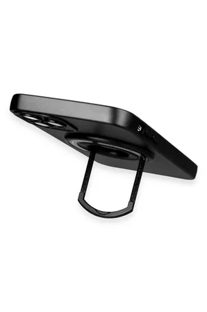 Newface Apple iPhone 12 Pro Kılıf Lukka Magneticsafe Kapak - Siyah