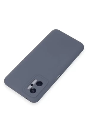 Newface Realme 9i 4G Kılıf Nano içi Kadife Silikon - Gri