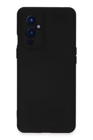Newface One Plus 9 Kılıf Nano içi Kadife Silikon - Siyah