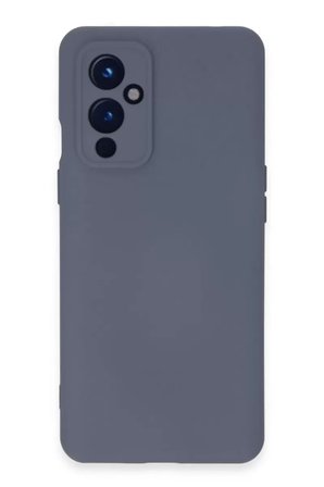 Newface One Plus 9 Kılıf Nano içi Kadife Silikon - Gri