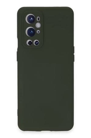 Newface One Plus 9 Pro Kılıf Nano içi Kadife Silikon - Koyu Yeşil