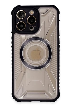 Newface Apple iPhone 13 Pro Kılıf Prag Magneticsafe Kapak - Siyah