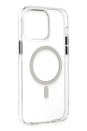 Newface Apple iPhone 14 Pro Max Kılıf Tron Şeffaf Magsafe Kapak - Şeffaf
