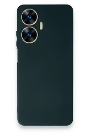 Newface Realme C55 Kılıf First Silikon - Koyu Yeşil