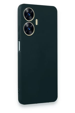 Newface Realme C55 Kılıf First Silikon - Koyu Yeşil