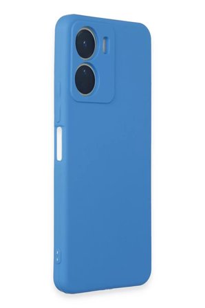 Newface Vivo Y16 Kılıf First Silikon - Mavi