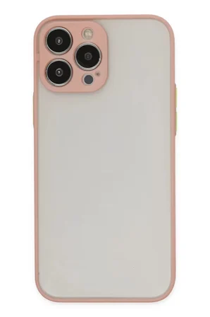 Newface Apple iPhone 15 Pro Kılıf Montreal Silikon Kapak - Pembe