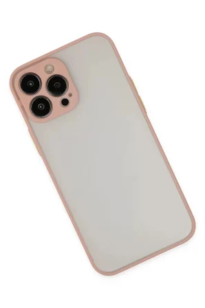 Newface Apple iPhone 15 Pro Kılıf Montreal Silikon Kapak - Pembe