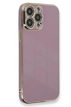 Newface Apple iPhone 15 Pro Kılıf Volet Silikon - Mor