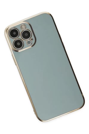 Newface Apple iPhone 15 Pro Max Kılıf Volet Silikon - Açık Yeşil