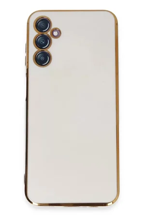 Newface Samsung Galaxy M14 5G Kılıf Volet Silikon - Beyaz