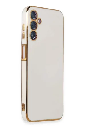 Newface Samsung Galaxy M14 5G Kılıf Volet Silikon - Beyaz