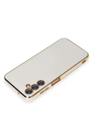 Newface Samsung Galaxy M14 5G Kılıf Volet Silikon - Beyaz