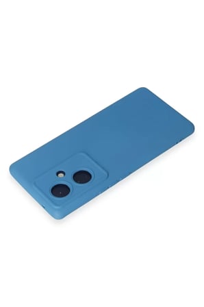 Newface Vivo V29 Lite Kılıf Nano içi Kadife Silikon - Mavi