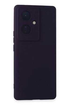 Newface Vivo V29 Lite Kılıf Nano içi Kadife Silikon - Mor