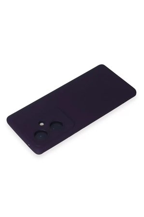 Newface Vivo V29 Lite Kılıf Nano içi Kadife Silikon - Mor