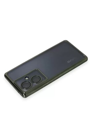 Newface Vivo V29 Lite Kılıf Razer Lensli Silikon - Yeşil