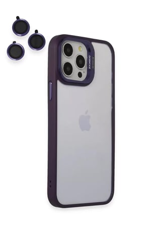 Joko Apple iPhone 14 Pro Kılıf Roblox Lens Standlı Kapak - Mor