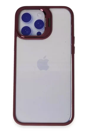 Joko Apple iPhone 14 Pro Kılıf Roblox Lens Standlı Kapak - Bordo
