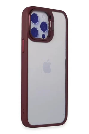 Joko Apple iPhone 14 Pro Kılıf Roblox Lens Standlı Kapak - Bordo