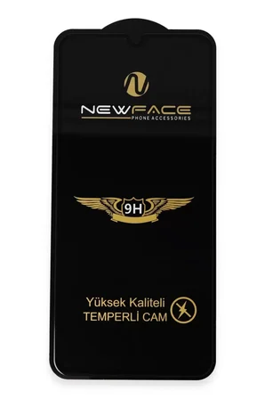 Newface Apple iPhone 6 3D Antistatik Cam Ekran Koruyucu - Siyah