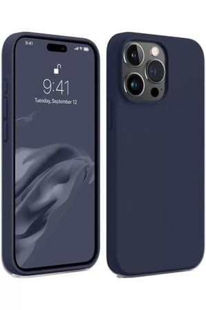 Newface Apple iPhone 15 Pro Kılıf First Silikon - Lacivert