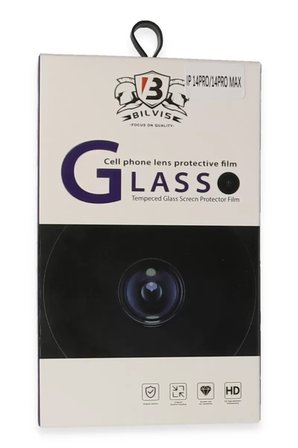 Newface Apple iPhone 15 Pro Max Bilvis Titan Kamera Lens - Siyah