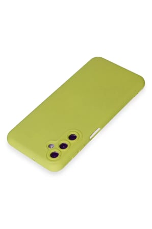 Newface Samsung Galaxy M34 5G Kılıf Nano içi Kadife Silikon - Sarı