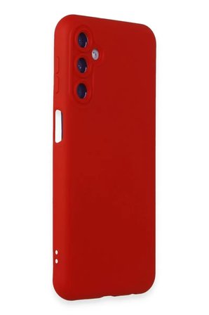 Newface Samsung Galaxy M34 5G Kılıf Nano içi Kadife Silikon - Kırmızı