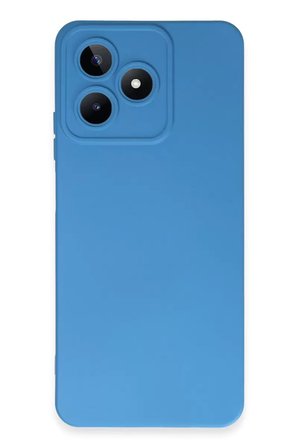 Newface Realme C53 Kılıf Nano içi Kadife Silikon - Mavi