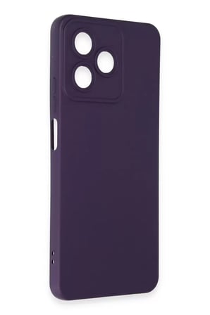 Newface Realme C53 Kılıf Nano içi Kadife Silikon - Mor
