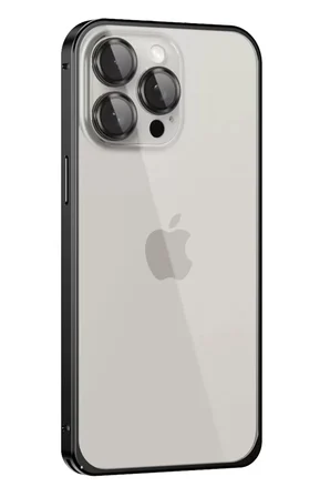 Joko Apple iPhone 15 Pro Metal Bumper Mat Kapak - Siyah