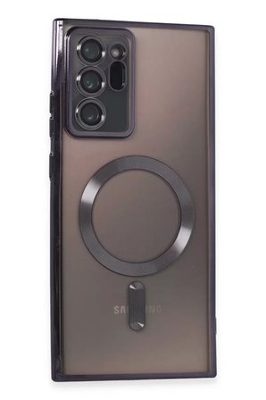 Newface Samsung Galaxy Note 20 Ultra Kılıf Kross Magneticsafe Kapak - Mor