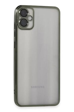 Newface Samsung Galaxy A05 Kılıf Razer Lensli Silikon - Yeşil
