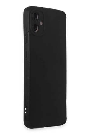 Newface Samsung Galaxy A05 Kılıf Loop Deri Silikon - Siyah