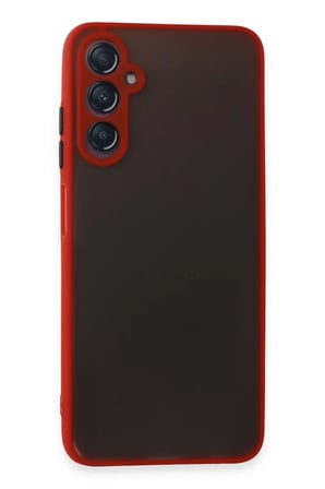 Newface Samsung Galaxy A05S Kılıf Montreal Silikon Kapak - Kırmızı