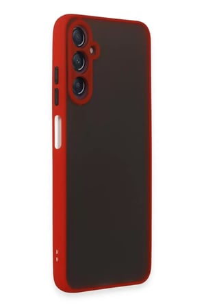 Newface Samsung Galaxy A05S Kılıf Montreal Silikon Kapak - Kırmızı
