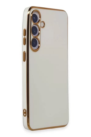 Newface Samsung Galaxy S24 Plus Kılıf Volet Silikon - Beyaz