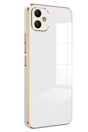 Newface Samsung Galaxy A05 Kılıf Volet Silikon - Beyaz