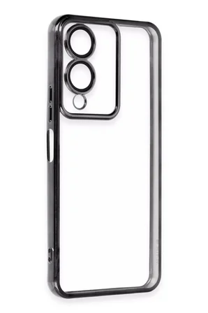 Newface Vivo Y17S Kılıf Razer Lensli Silikon - Siyah