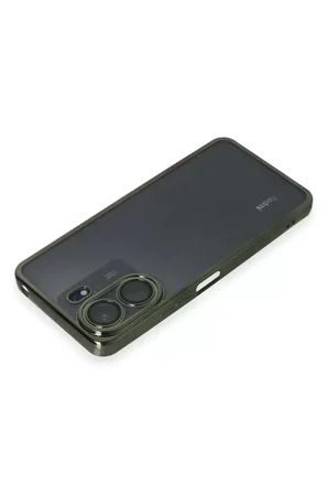 Newface Xiaomi Redmi 13C Kılıf Razer Lensli Silikon - Yeşil