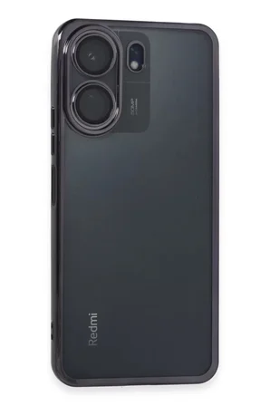 Newface Xiaomi Redmi 13C Kılıf Razer Lensli Silikon - Mor